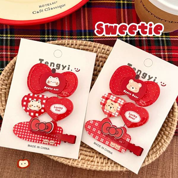 [ Set 10 Vỉ ] Kẹp Tóc [ Vỉ 3 Cái ] - 21894