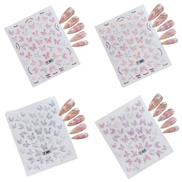 [ Set 20 Tấm ] Sticker Dán Nail [ Nhiều Mẫu ] - 21861