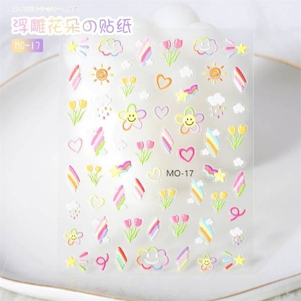 [ Set 20 Tấm ] Sticker Dán Nail [ Nhiều Mẫu ] - 21859