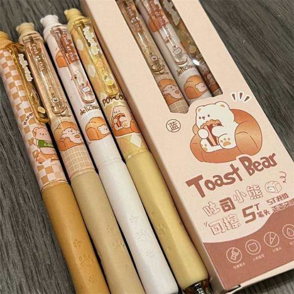 [ Set 5 Hộp ] Bút Bi Xoá Được [ 0.5mm / Đen / Hộp 4 Cây ] - 21837