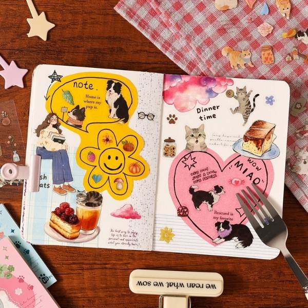 [ Set 12 Quyển ] Sổ Sticker [ 20 Tấm ] - 21835