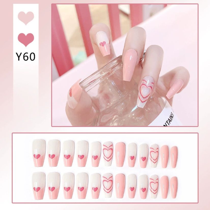 [ Set 10 Hộp ] Nail [ 24 PCS + Keo Thạch ] - 21946