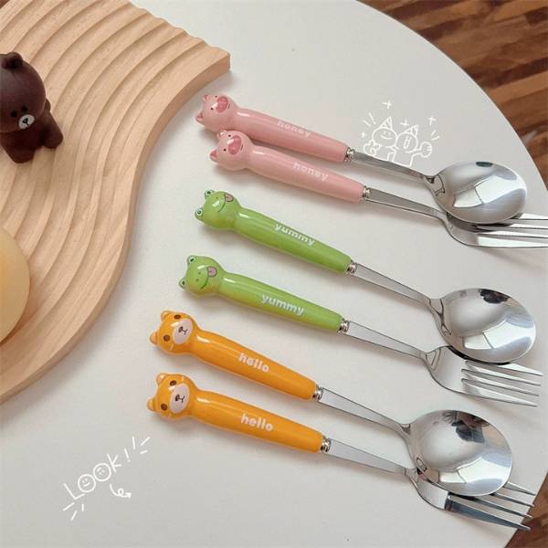 [ Set 5 Bộ ] Thìa + Nĩa [ Thép Không Rỉ ] - 22157