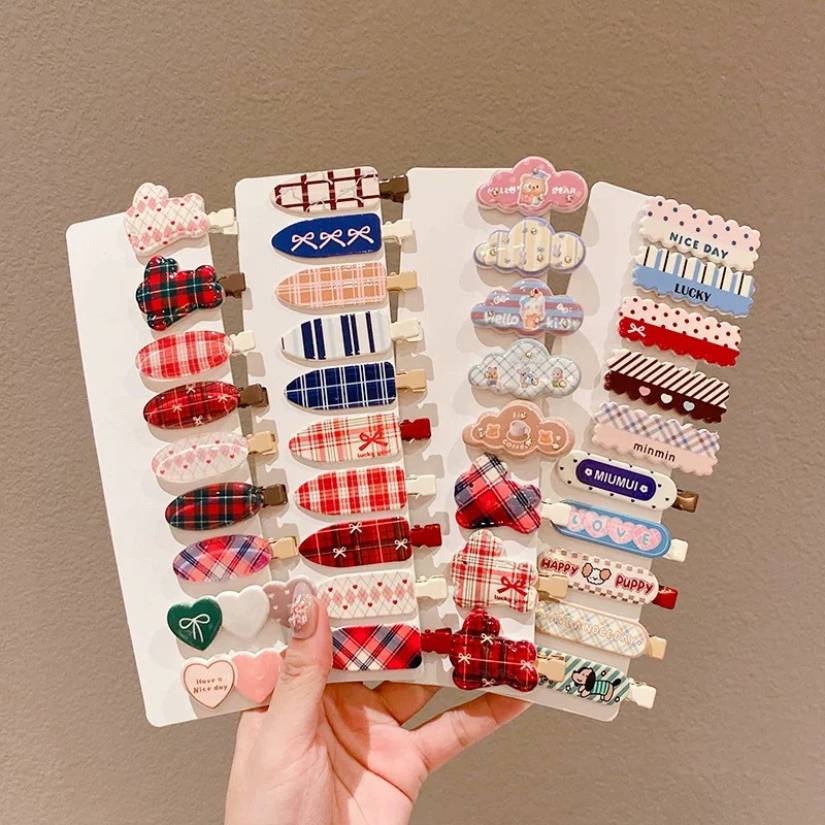 [ Set 12 Bộ ] Kẹp Tóc [ Bộ 5 Cái ] - 22317