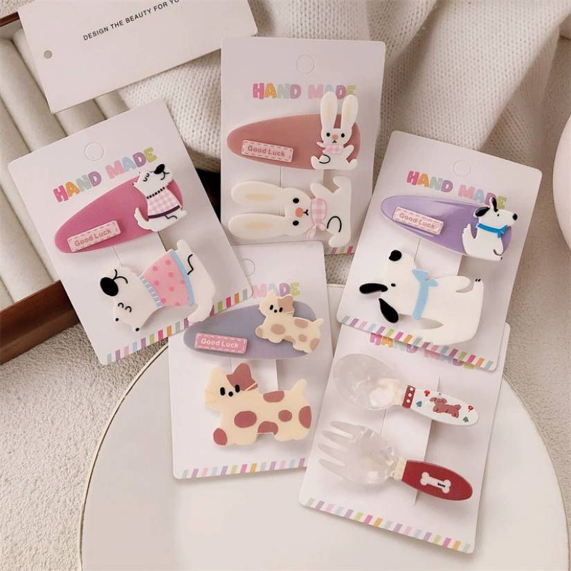 [ Set 12 Bộ ] Kẹp Tóc [ Bộ 2 Cái / Không Vỉ ] - 22316