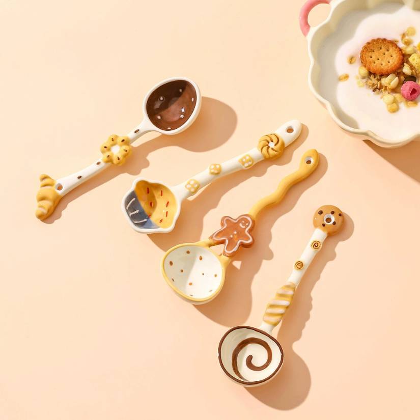 [ Set 10 Cái ] Muỗng Sứ - 22424