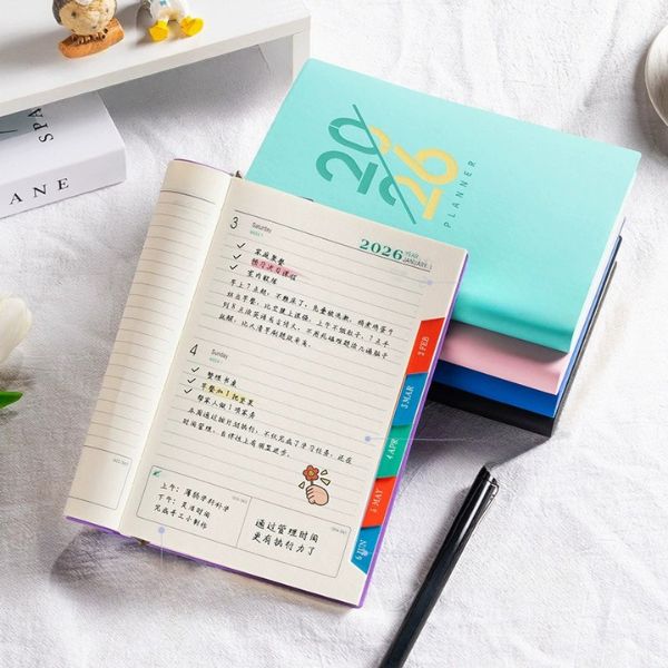 [ Set 5 Quyển ] Sổ Kế Hoạch [ A5/ Bìa Da ] - 18275