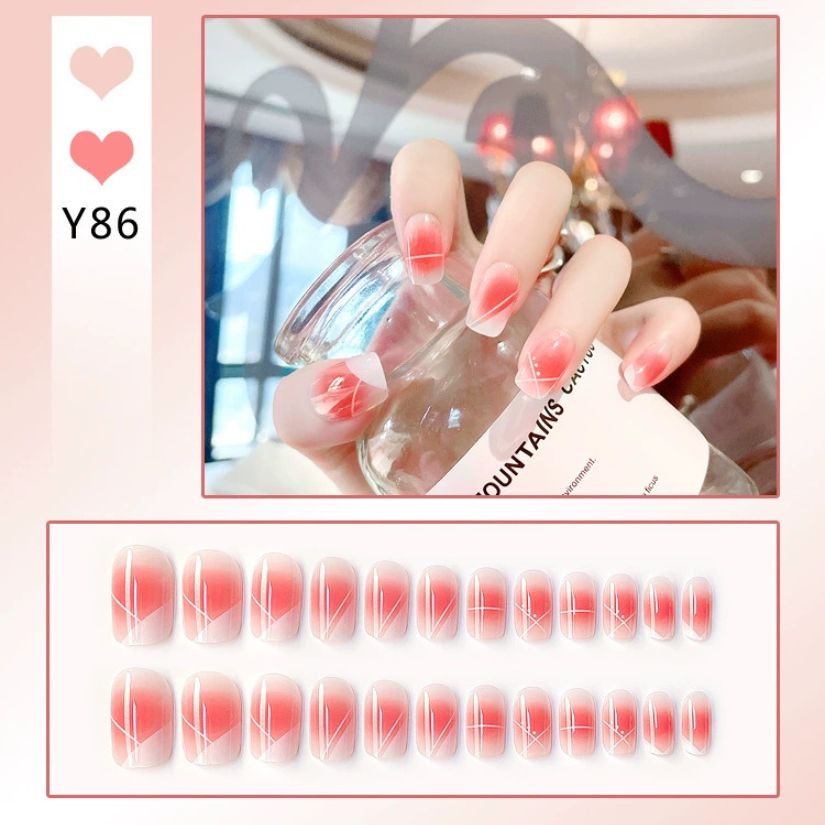 [ Set 10 Hộp ] Nail [ 24 PCS + Keo Thạch ] - 21946