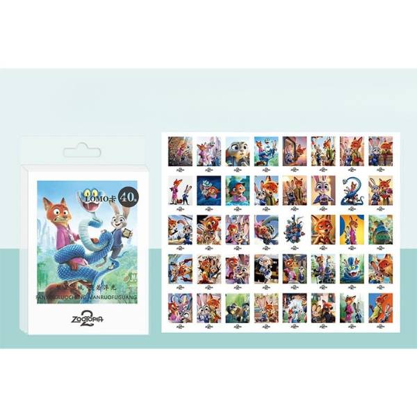[ Set 10 Hộp ] 40 Card Lomo Zootopia [ 58*78mm ] - 20374