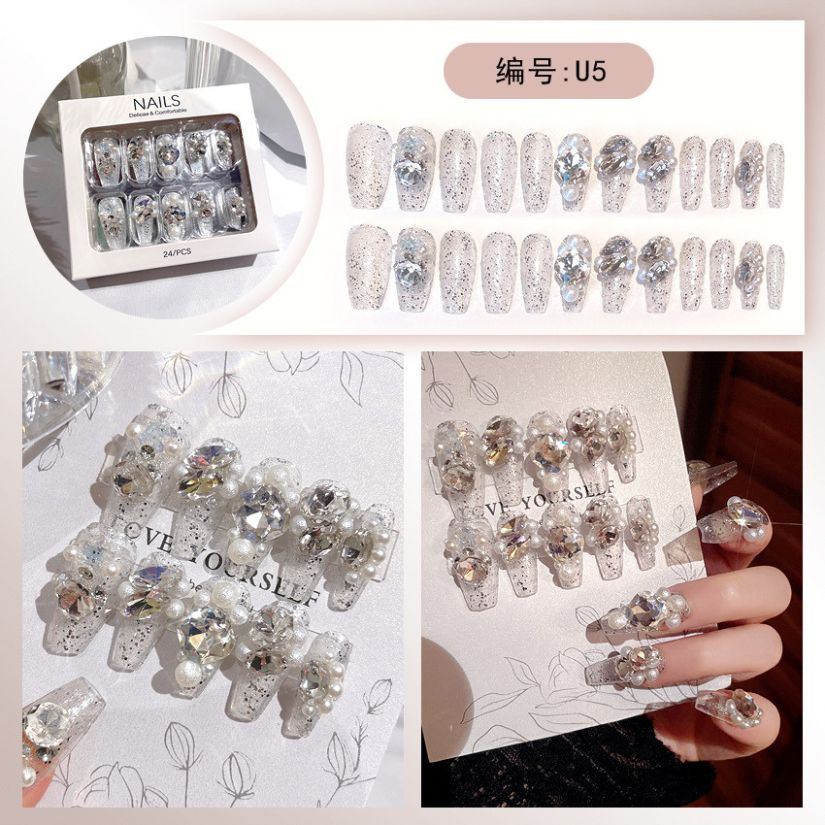 [ Set 5 Hộp ] Nail [ 24 PCS + Bộ Dán Nail ] - 21918