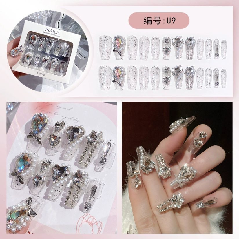 [ Set 5 Hộp ] Nail [ 24 PCS + Bộ Dán Nail ] - 21919