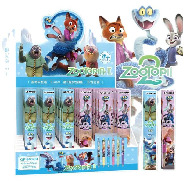 [ Hộp 36 Cây ] Bút Hộp Mù Zootopia - 19787