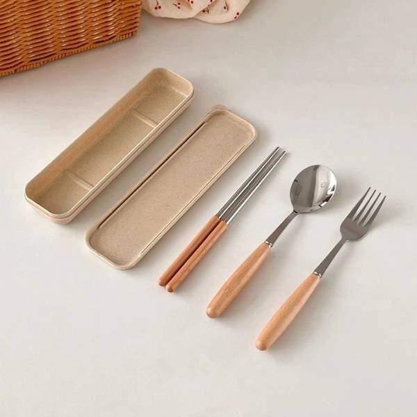 [ Set 5 Hộp ] Thìa Đũa Nĩa [ Hộp 3 Cái / Inox 304 ] - 20034