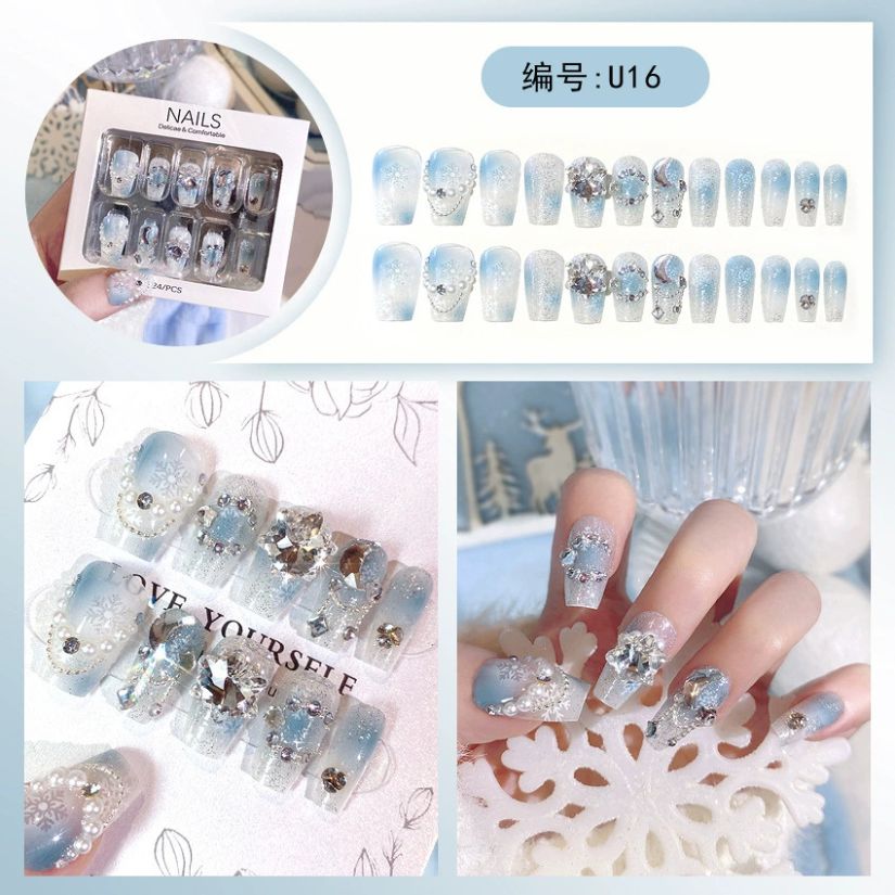 [ Set 5 Hộp ] Nail [ 24 PCS + Bộ Dán Nail ] - 21921
