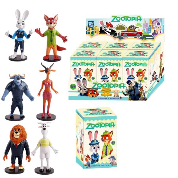[ Hộp 6 Box ] Mô Hình Zootopia - 20059
