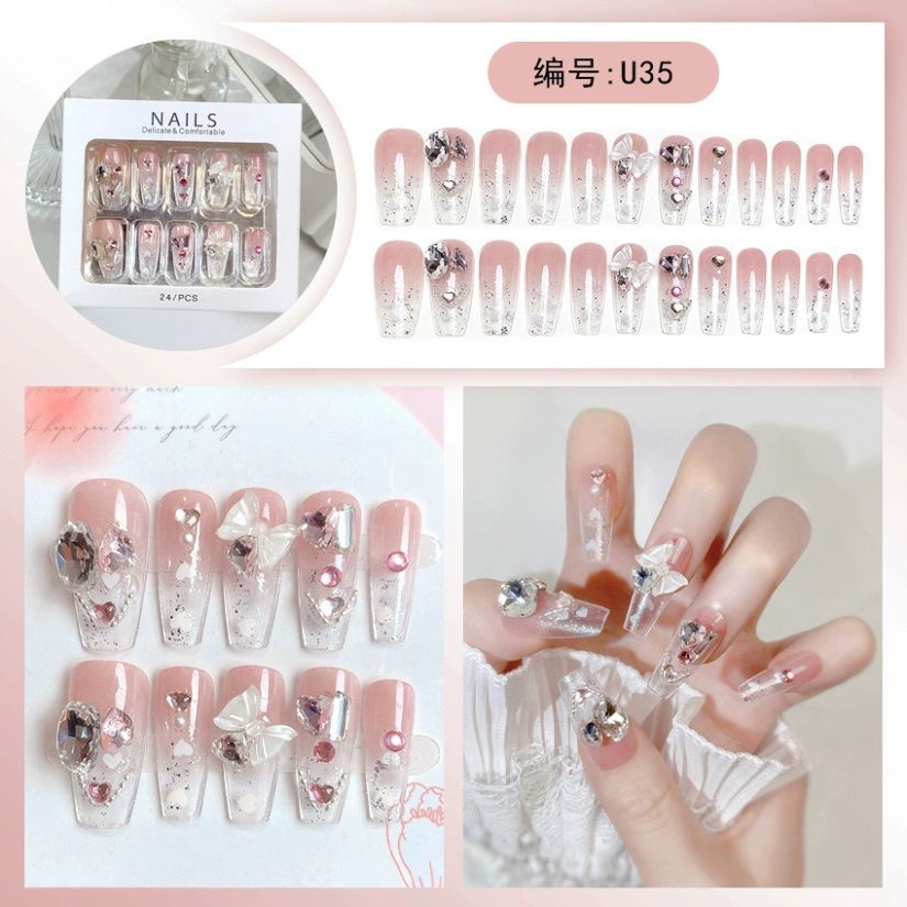 [ Set 5 Hộp ] Nail [ 24 PCS + Bộ Dán Nail ] - 21925