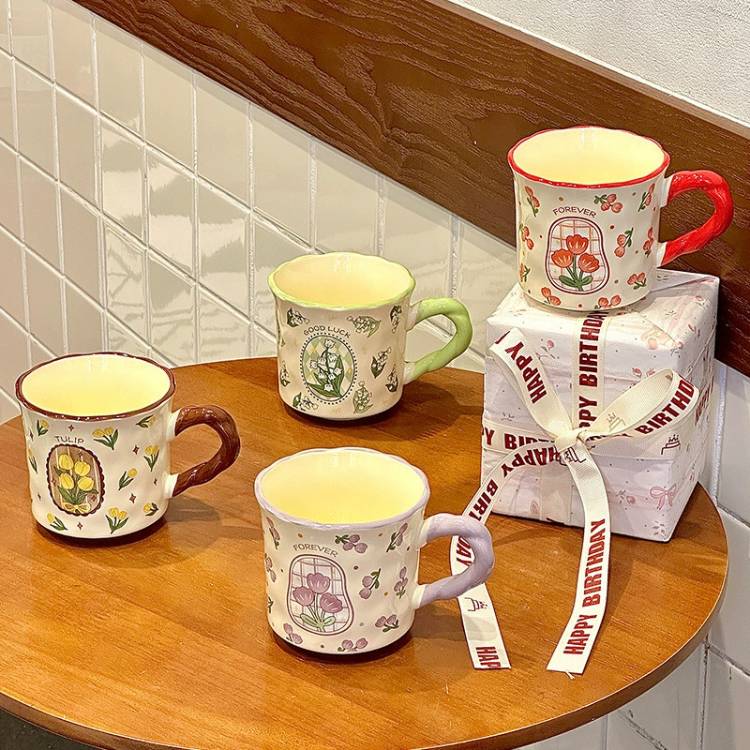 [ Set 2 Cái ] Cốc Sứ [ Không Hộp Quà ] - 22677