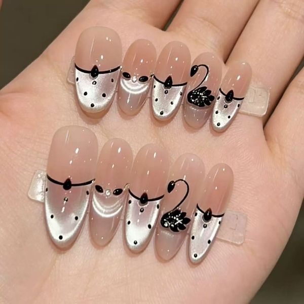 [ Set 2 Bộ ] Nail Thiết Kế [ 10 PCS + Bộ Dán Nail ] - 22083