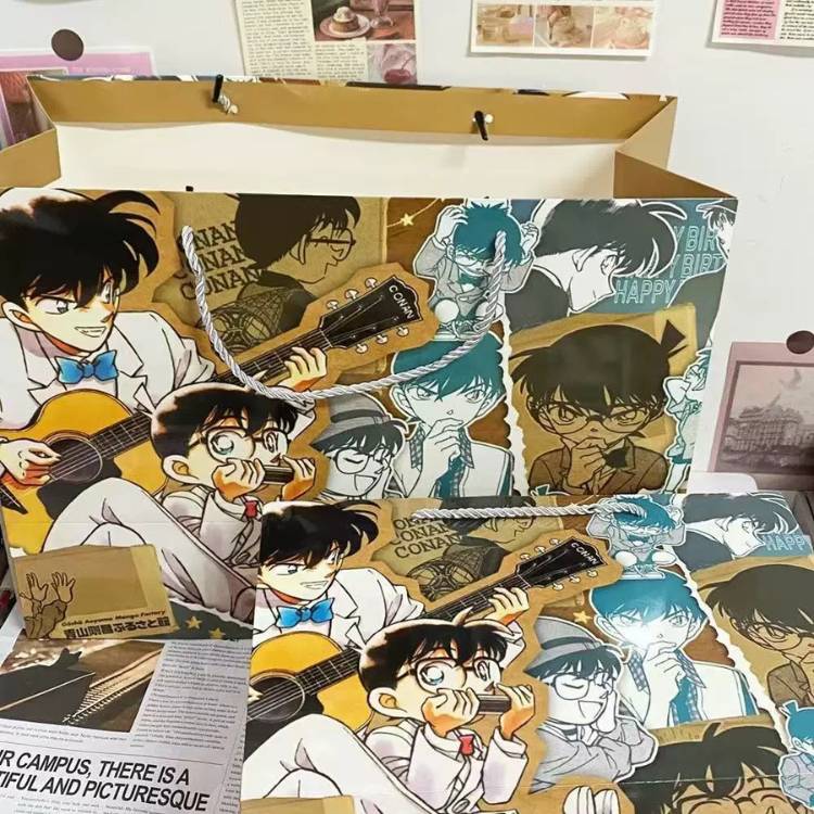 [ Set 12 Cái ] Túi Quà Conan [ 30*15*26.5 - 40*18*30cm ] - 22486