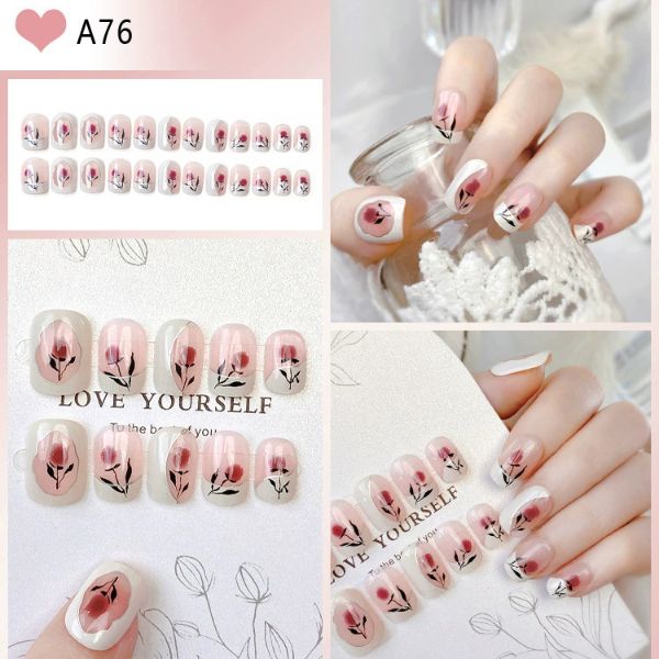 [ Set 5 Hộp ] Nail [ 24 PCS + Keo Thạch ] - 21879