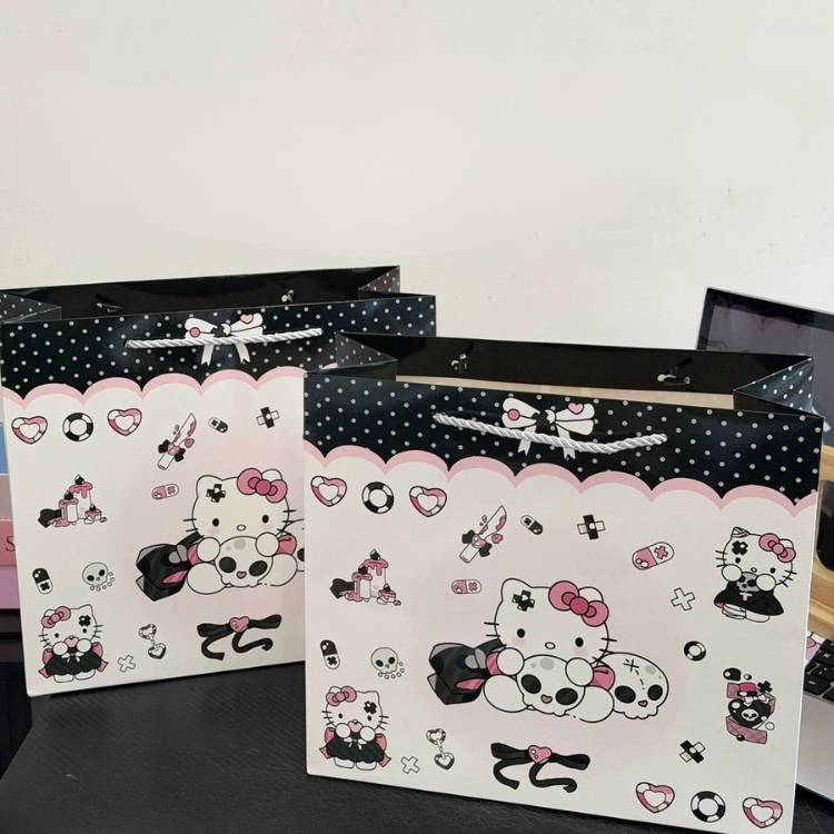 [ Set 12 Cái ] Túi Quà Hello Kitty [ 30*13*26.5cm ] - 22489