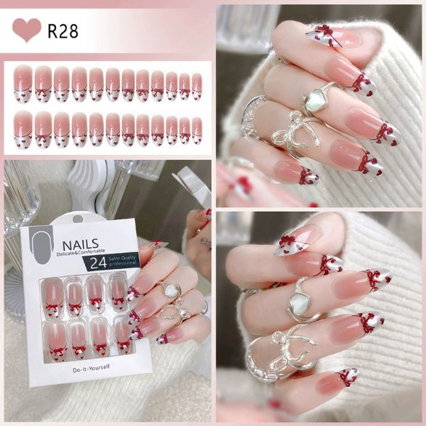 [ Set 5 Hộp ] Nail [ 24 PCS + Keo Thạch ] - 21883