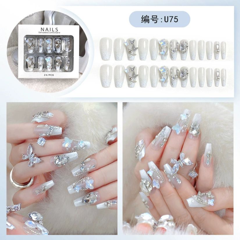 [ Set 5 Hộp ] Nail [ 24 PCS + Bộ Dán Nail ] - 21936