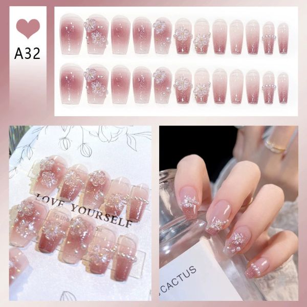 [ Set 5 Hộp ] Nail [ 24 PCS + Keo Thạch ] - 21892