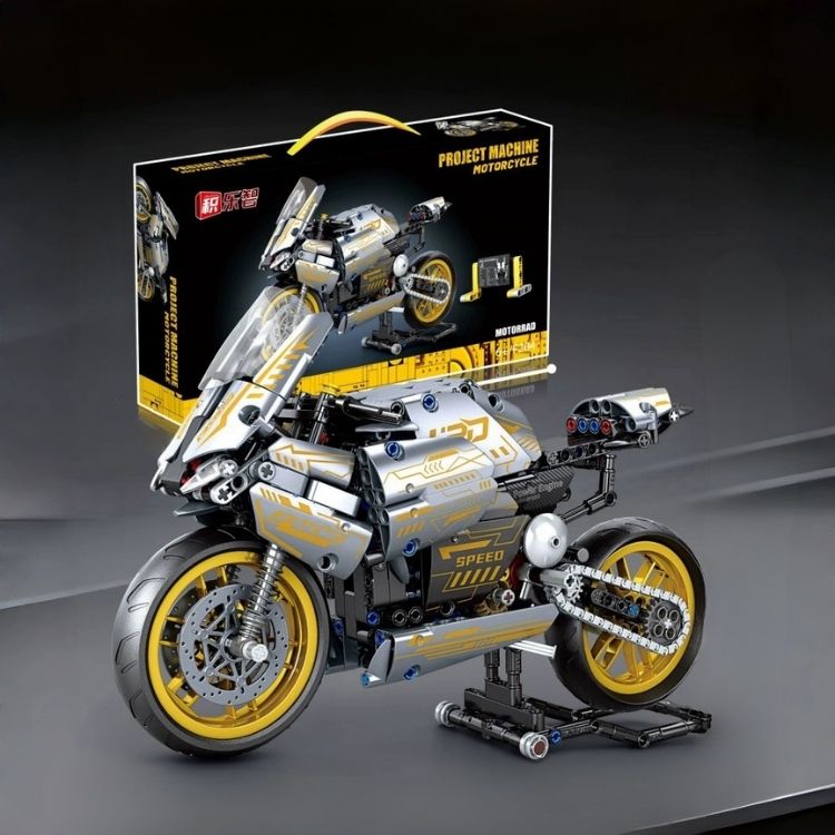 Lego Siêu Xe BMW S1000RR Gold [ Size 1:14 / 32cm ] - 21583
