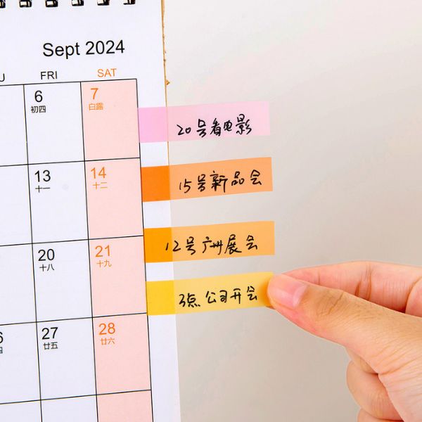 [ Set 20 Xấp ] Giấy Note Ghi Chú [ Pet - Trong Suốt ] - 922430
