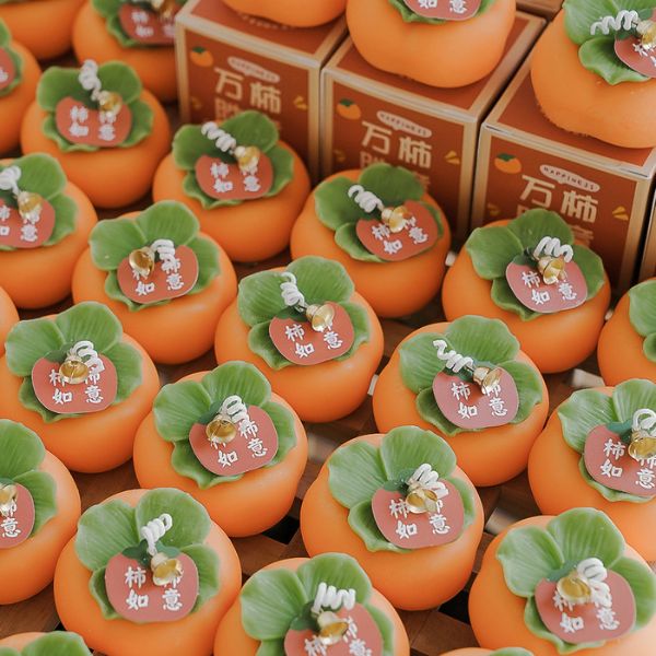 [ Set 5 Hộp ] Nến Thơm Quả Hồng [ Mùi Hoa Hồng ] - 922463