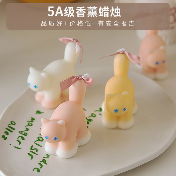 [ Set 5 Hộp ] Nến Thơm Mèo Cute [ Mix Nhiều Mùi Hương ] - 922475