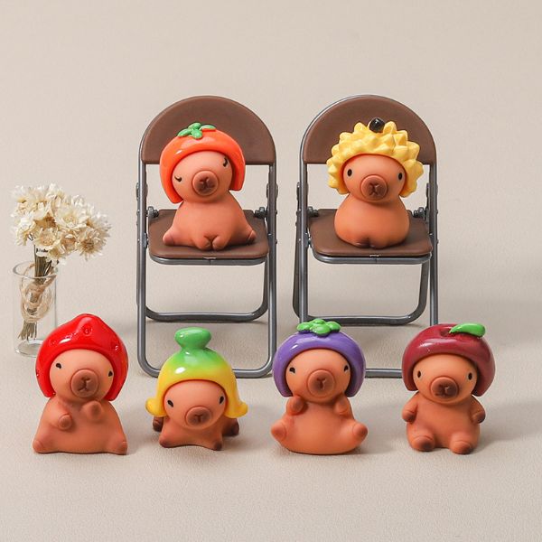 [ Set 10 Cái ] Charm 3D Capybara - 922508