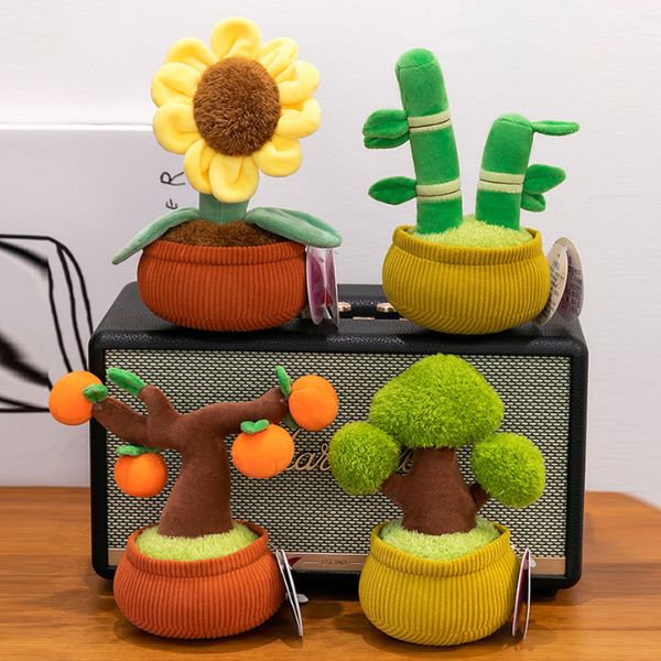 [ Set 2 Con ] Gấu Bông Chậu Cây Trang Trí [ Size 20cm ] - 922827
