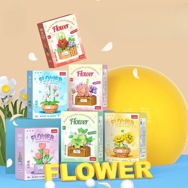 [ Set 12 Hộp ] Lego Hoa [ ~ 400 Mảnh ] - 922926