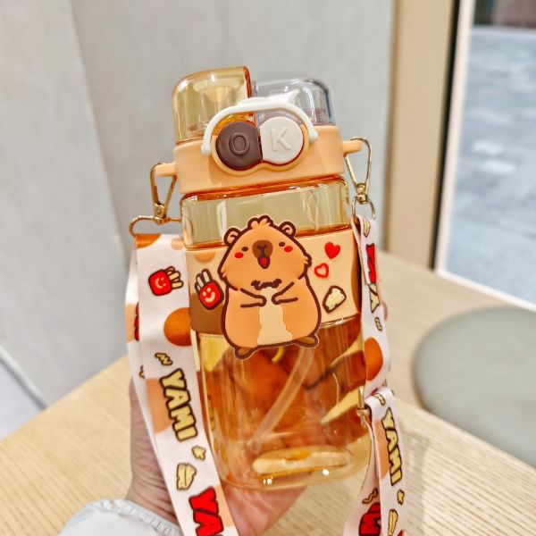 [ Set 2 Cái ] Bình Nước Capybara [ 520ml ] - 922980