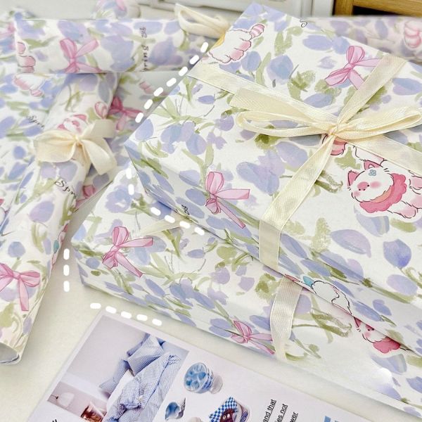 [ Set 12 Xấp ] Giấy Gói Quà [ Mix 4 Mẫu - Size 50*70 - 1 Cuộn 6 Tờ ] - 934700