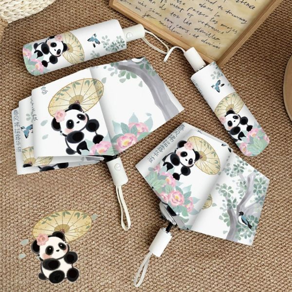 [ Set 2 Cây ] Dù / Ô Chống UV [ Gập Tự Động - Nan Dày Chắc Chắn ] - 935394