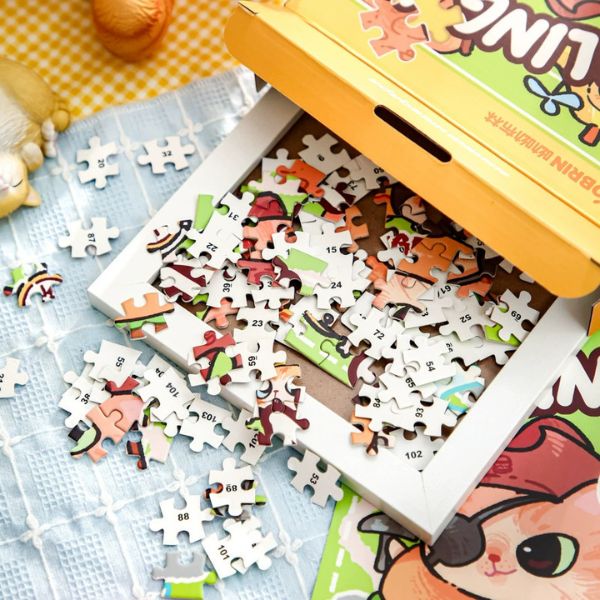 [ Set 2 Bộ ] Tranh Xếp Hình [ 13*18cm - 108 Mảnh ] - 95914