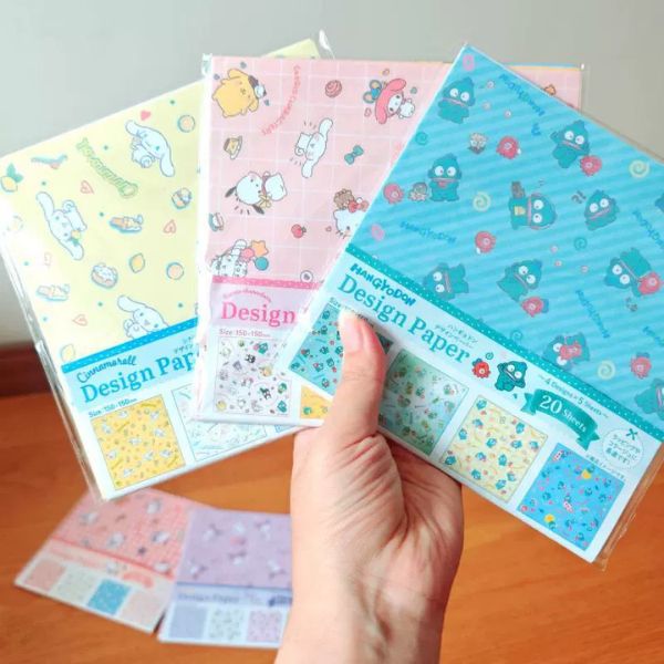 [ Set 10 Túi ] Giấy Gấp Hạc Sanrio [ 15*15cm - 20 Tờ ] - 96745