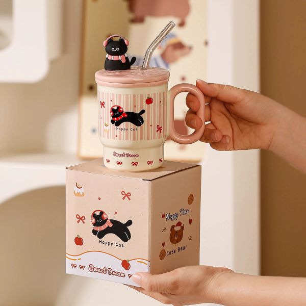 [ Set 2 Cái ] Ly Cốc Sứ [ 400ml - Hộp Đẹp ] - 16278