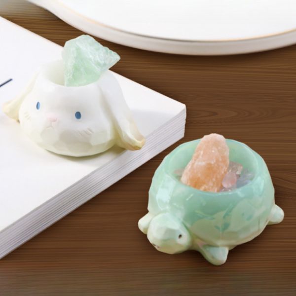[ Bind Box ] Tượng Trang Trí + Đá Thạch Anh Tự Nhiên [ Đem Lại May Mắn ] - 16304