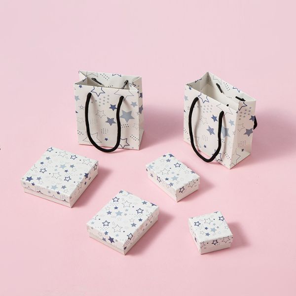 [ Set 20 Bộ ] Hộp + Túi Quà Đựng Trang Sức - 16337