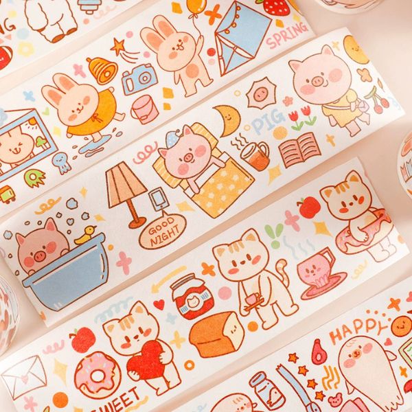 [ Set 12 Cuộn ] Washi Tape [ 45mm x 3m ] - 16344