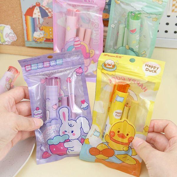 [ Set 10 Túi ] Dụng Cụ Tẩy Xoá [ 1 Bút - 2 Tẩy ] - 16441