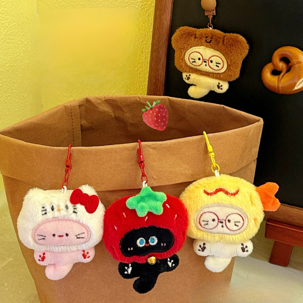 [ Set 12 Cái ] Móc Khoá Gấu Bông - 16462
