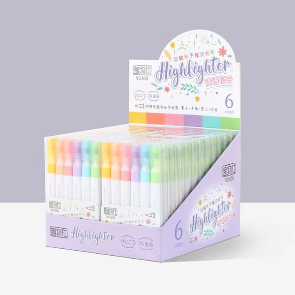 [ Set 6 Hộp ] Bút Dạ Quang - 16501