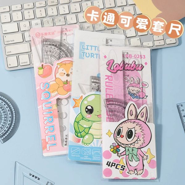 [ Set 20 Bộ ] Thước Kẻ [ Bộ 4 Món ] - 16804