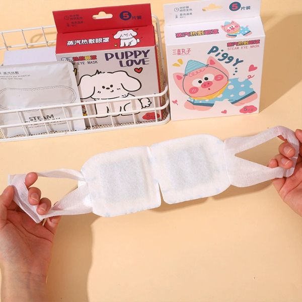 [ Set 5 Hộp ] Chườm Mắt Thư Giãn [ Ấm 45 Độ C - Hộp 5 Miếng ] - 17787