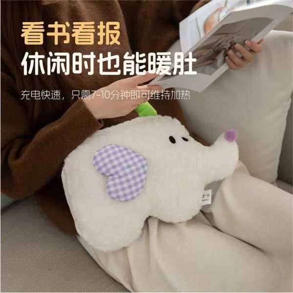 [ Set 2 Cái ] Túi Sưởi Cao Cấp [ Ruột Đã Chứa Nước Chuẩn Quốc Tế Về Cháy Nổ / Kèm Bộ Sạc Nhanh 7 Phút / Dùng Lên Đến 8 Giờ ] - 18006